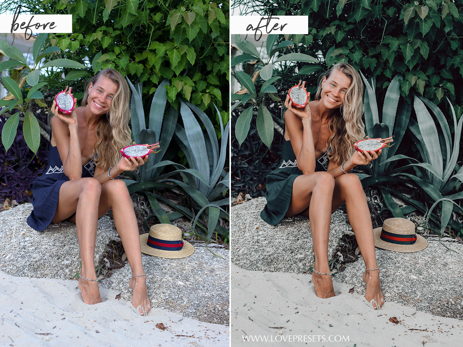 Chic Lightroom Presets - The Birds Papaya Collection